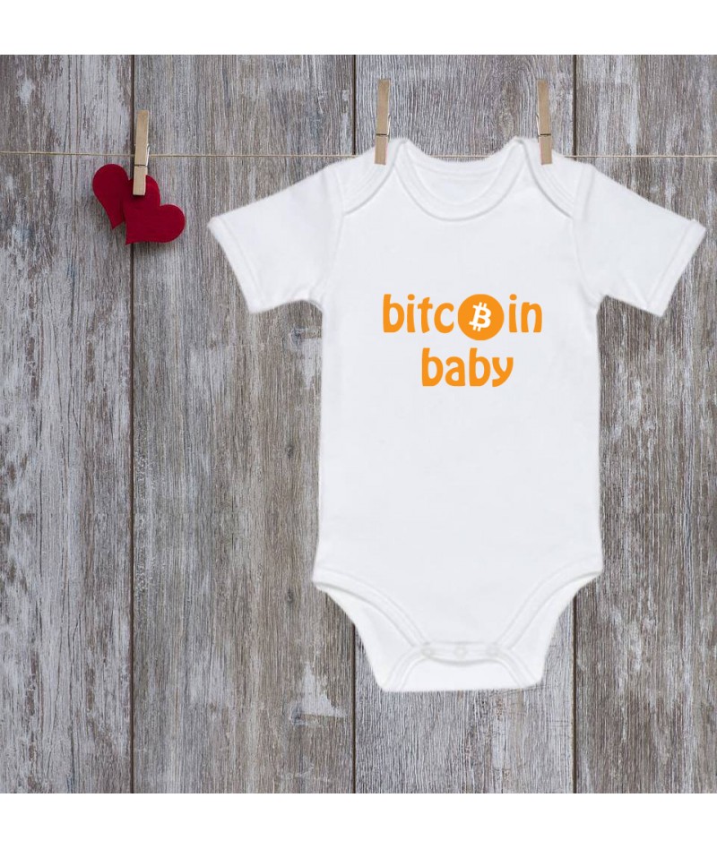 Bitcoin baby onesie
