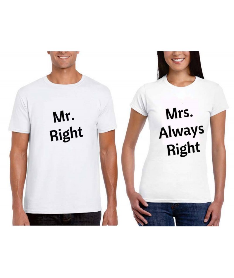 Mr. Right Mrs. Always Right...