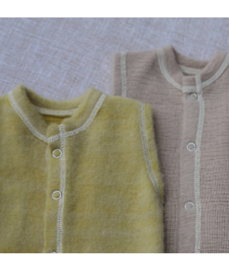 birth vest maternity wool vest 100% merino and Liberty wool baby vest Wool baby bra